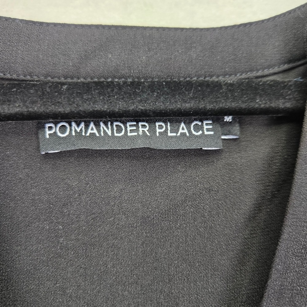 Tuckernuck Pomander Place Kenzo Black‎ Tiered Dress Medium Smocked Designer - Picture 3 of 11